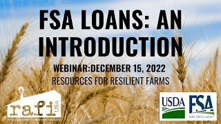 Intro to FSA Loans Webinar