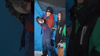 Connor caught the first fish