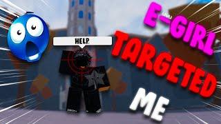 I GOT TARGETED BY AN E-GIRL | Ultimate Battlegrounds