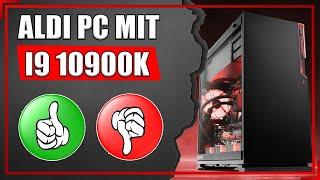 ALDI Gaming PC mit I9 10900k | Lohnt sich das? | Meine Meinung + Optimierung der Konfiguration!