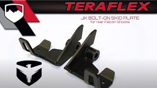 TeraFlex Install: JK Falcon Bolt-On Rear Shock Skid Plate