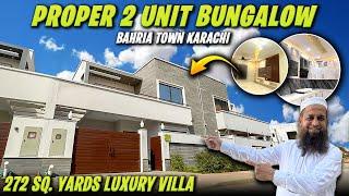 proper 2 unit 272 Sq. Yards Villa | Precinct 8 Bahria Town Karachi | Luxury Villa