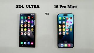 iphone 16 Pro Max vs Samsung S24 Ultra | Speed Test