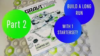 Gravitrax How To: 21 curves! Part 2... of How To build a long run with only 1 Starterset! Enjoy!!!