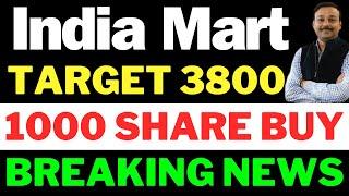 indiamart share latest news | indiamart share news | indiamart latest news | indiamart share target