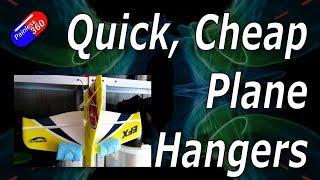 RC Quick Tips: Cheap Plane Hangers