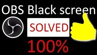 OBS black screen fix windows 10 AMD Raedon graphics card