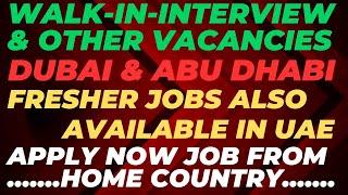 4th Nov 2024 UAE JOBS TODAY | JOBS IN ABU DHABI | DUBAI JOB VACANCY 2024 | GULF JOBS TODAY | PRAVASI