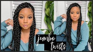 EASY INSTALL JUMBO TWISTS! | NEW "BRAID UP" PRE-STRETCHED BRAIDING HAIR | OUTRE