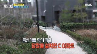 [생방송 오늘 아침] 아파트 담장 설치 논란?!, MBC 241205 방송