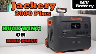 Jackery Explorer 2000 Plus TESTED! - LFP Batteries, 3000 Watt Inverter, 1400 Watts of Solar + MORE!