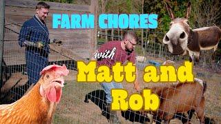 Farm Chores with Matt: Trimming Goat Hooves with My Husband