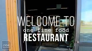 One Fine Food Restaurant Fly Through