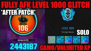 *USE ASAP* FULLY AFK LEVEL 1000 GLITCH! CAMO/UNLIMITED XP GLITCH! BO6 GLITCHES! BO6 ZOMBIES GLITCH!