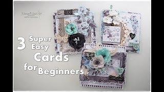 3 Easy Dimensional Cards for Beginners  Maremi's Small Art 