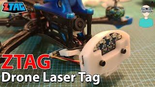 First Drone Laser Tag System - ZTAG Overview & Setup