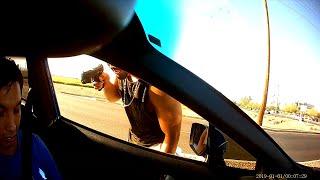 Terrifying dash cam: Arizona road rage suspect with gun threatens driver