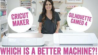 Silhouette Cameo 4 or Cricut Maker!? Which machine is better!?