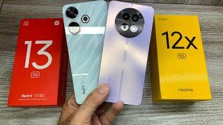 Redmi 13 5g vs Realme 12x 5g - Best Konsa ? | 108mp Camera | Flipkart Big Discount | 45w chager ️