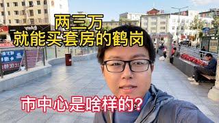 在两三万就能买套房的鹤岗，市中心是什么样的？今天带大家瞧瞧！