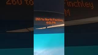 260 to North Finchley *glitched ibus* #2023 #video #viral #london #glitch