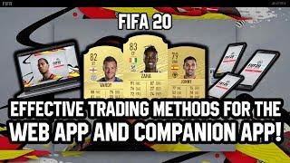 FIFA 20 - The Best Way to Make Coins and Trade on the Web App & Companion App!