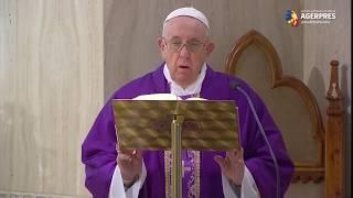 Papa Francisc: Astăzi ne rugăm ca Domnul să ne dea cu toții o conștiință dreaptă