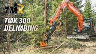 Putting The Delimber In Good Use With TMK 300! // TMK Tree Shear