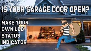 How to install a garage door indicator status light