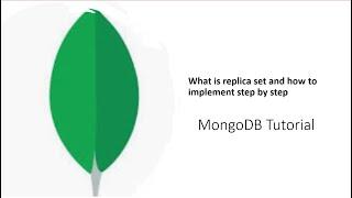 Step by Step replica setup of MongoDB on windows - Part 13