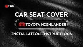 How to install EKR Custom Seat Covers 2013 2015 2015 2016 2017 2018 2019 2020 2021 2022 2023