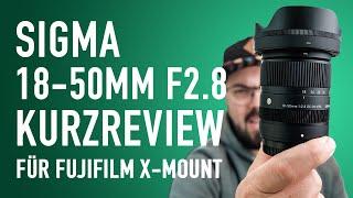 Sigma 18-50mm f2.8 - Test für Fujifilm X-Mount