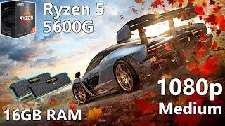 Forza Horizon 4 - Ryzen 5 5600G - 16 GB RAM (1080p at Medium Preset)