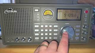 What is there to listen to 9000 to 10000 kHz Shortwave using Tecsun S-2200x for example