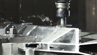 Processing of aluminum alloys on CNC milling machines of portal type