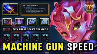 OP MACHINE GUN CARRY Dark Willow Aghs Scepter + Moon Shard Build IMBA Shadow Realm 7.37e DOTA 2