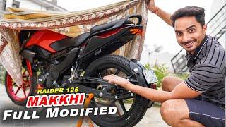 MAKKHI reveal  : Most Beautiful Raider 125 Fully Modified