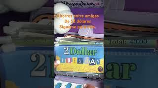 Ahorrando con Pequeños Retos Para Grandes ahorros.#ahorros #cashenvelope #lowincome