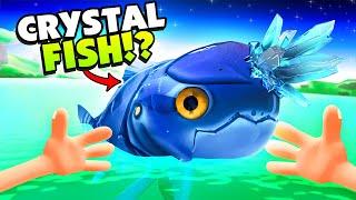 Super RARE Crystal Fish is the Hardest Fish to Catch! - Galactic Catch VR