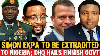 BREAKING NEWS Simon Ekpa Set To Be Extradited To Nigeria As Defence Headquarters Hails Finnish Govt