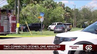 ATF links two scenes with potentially hazardous materials, one person arrested