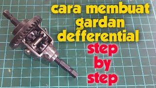 Cara Membuat Gardan Rc Defferential Handmade Dari Gear Gerinda Tangan