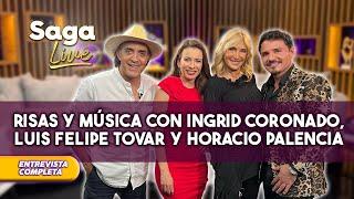 INGRID CORONADO, HORACIO PALENCIA y LUIS FELIPE TOVAR pusieron a CANTAR a Adela Micha | Saga Live