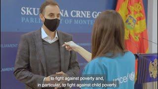 Milos Konatar, MP in the Parliament of Montenegro − URA on child poverty I UNICEF Montenegro