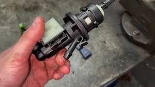 VW Scirocco Clutch Master Cylinder Replacement How To DIY - Golf Audi A3 A4  A5 Seat Leon Exeo Skoda