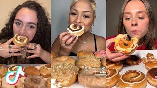 KRISPYKREME DOUGHNUTS  TikTok Mukbang Compilation #1