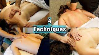 Massage Techniques for 4 Different Back Massages