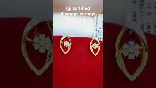 #diamond #earings #igicertified #latest #casualwear #casual