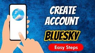 How to Create an Account in Bluesky Social App // Sign-up Bluesky Social App