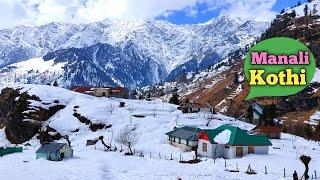 Kothi - Most scenic place on the way of Rohtang pass highway in Manali, Himachal Pradesh